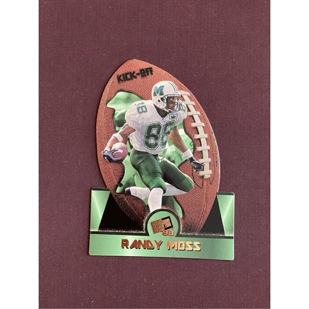 Randy moss rookie by press pass combine results/uatwo because of teeth surgery*